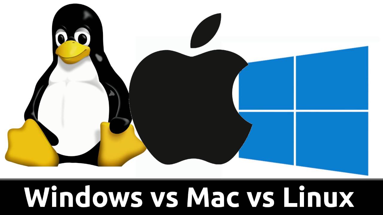 리눅스 윈도우 맥os 데스크탑 비교 2035